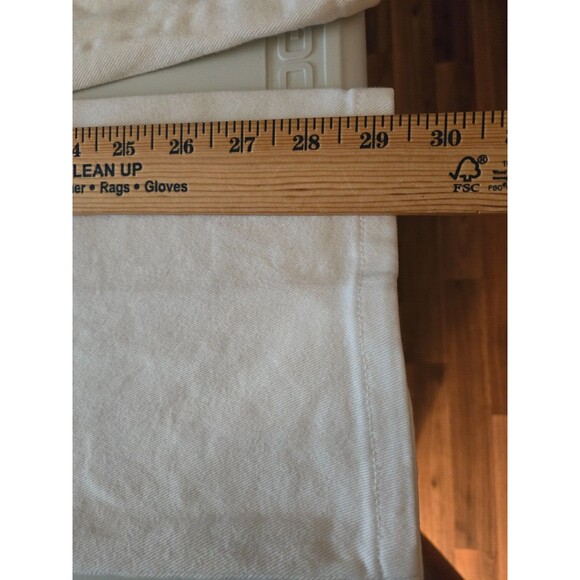 Gloria Vanderbilt Jeans Womens 10 White Denim Mid Rise - Picture 9 of 10